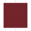 Pliszírozott redőny Bordeaux piros 115x100 cm szövetszélesség