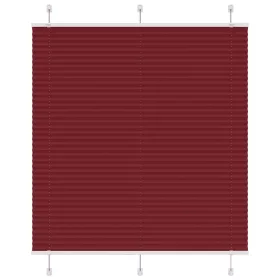   Pliszírozott redőny Bordeaux piros 120x100 cm szövetszélesség