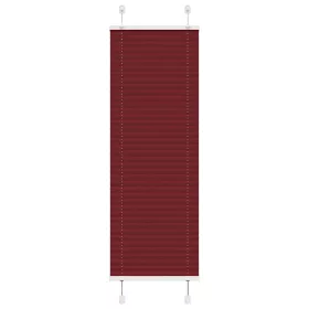   Pliszírozott redőny Bordeaux piros 45x150 cm Szövetszélesség