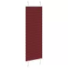 Pliszírozott redőny Bordeaux piros 45x150 cm Szövetszélesség