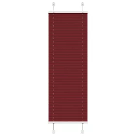   Pliszírozott redőny Bordeaux piros 50x150 cm szövetszélesség
