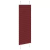 Pliszírozott redőny Bordeaux piros 50x150 cm szövetszélesség