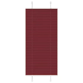   Pliszírozott redőny Bordeaux piros 55x150 cm Szövetszélesség