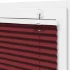Pliszírozott redőny Bordeaux piros 55x150 cm Szövetszélesség