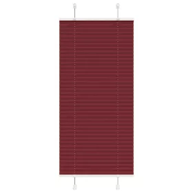   Pliszírozott redőny Bordeaux piros 60x150 cm Szövetszélesség