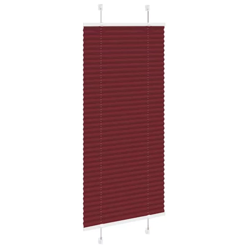 Pliszírozott redőny Bordeaux piros 60x150 cm Szövetszélesség