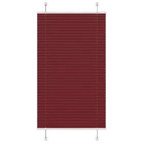   Pliszírozott redőny Bordeaux piros 80x150 cm szövetszélesség
