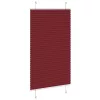 Pliszírozott redőny Bordeaux piros 80x150 cm szövetszélesség