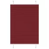 Pliszírozott redőny Bordeaux piros 100x150 cm szövetszélesség