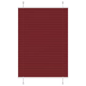   Pliszírozott redőny Bordeaux piros 100x150 cm szövetszélesség