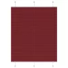 Pliszírozott redőny Bordeaux piros 105x150 cm szövetszélesség