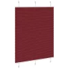 Pliszírozott redőny Bordeaux piros 105x150 cm szövetszélesség