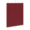 Pliszírozott redőny Bordeaux piros 110x150 cm szövetszélesség