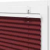 Pliszírozott redőny Bordeaux piros 110x150 cm szövetszélesség