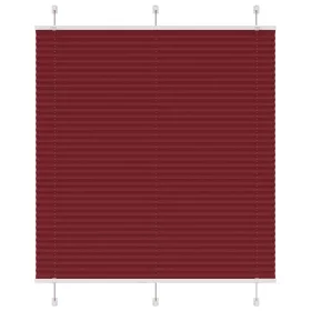   Pliszírozott redőny Bordeaux piros 115x150 cm szövetszélesség
