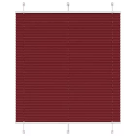   Pliszírozott redőny Bordeaux piros 120x150 cm szövetszélesség