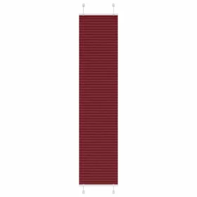   Pliszírozott redőny Bordeaux piros 40x200 cm szövetszélesség