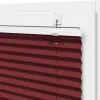 Pliszírozott redőny Bordeaux piros 40x200 cm szövetszélesség
