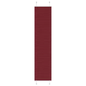   Pliszírozott redőny Bordeaux piros 45x200 cm Szövetszélesség