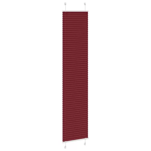 Pliszírozott redőny Bordeaux piros 45x200 cm Szövetszélesség