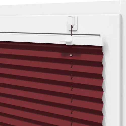 Pliszírozott redőny Bordeaux piros 45x200 cm Szövetszélesség