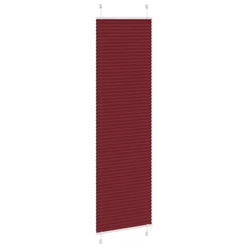 Pliszírozott redőny Bordeaux piros 60x200 cm Szövetszélesség