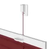 Pliszírozott redőny Bordeaux piros 60x200 cm Szövetszélesség