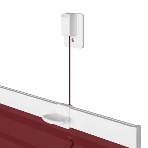 Pliszírozott redőny Bordeaux piros 60x200 cm Szövetszélesség