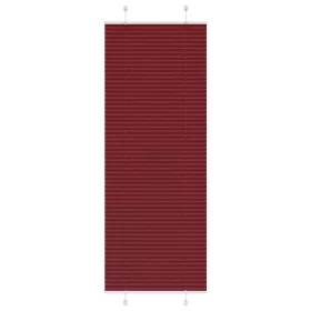   Pliszírozott redőny Bordeaux piros 80x200 cm szövetszélesség