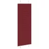 Pliszírozott redőny Bordeaux piros 80x200 cm szövetszélesség