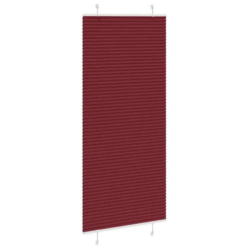 Pliszírozott vak Bordeaux piros 85x200 cm szövetszélesség