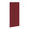Pliszírozott redőny Bordeaux piros 100x200 cm szövetszélesség