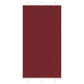   Pliszírozott redőny Bordeaux piros 105x200 cm szövetszélesség