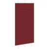 Pliszírozott redőny Bordeaux piros 110x200 cm szövetszélesség