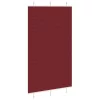 Pliszírozott redőny Bordeaux piros 120x200 cm szövetszélesség