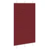 Pliszírozott redőny Bordeaux piros 120x200 cm szövetszélesség