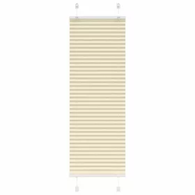   Pliszírozott redőny krém 40x100 cm szövetszélesség 39,4 cm