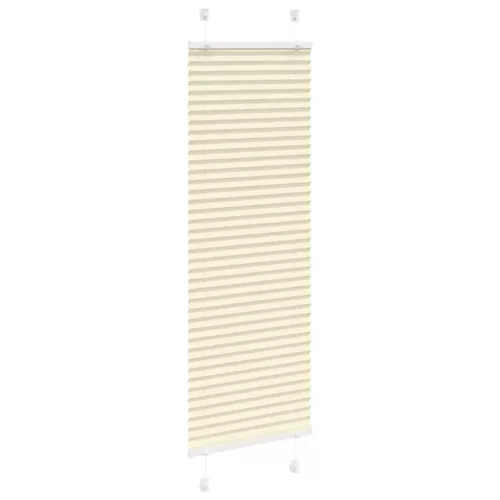 Pliszírozott redőny krém 40x100 cm szövetszélesség 39,4 cm