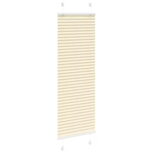 Pliszírozott redőny krém 45x100 cm szövetszélesség 44,4 cm
