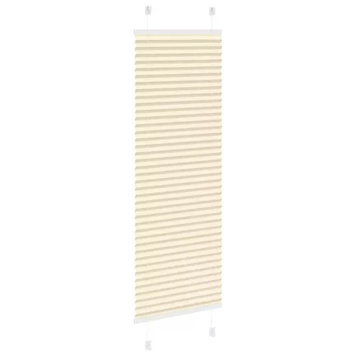 Pliszírozott redőny krém 50x100 cm szövetszélesség 49,4 cm