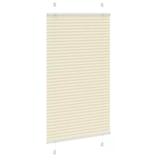 Pliszírozott redőny krém 75x100 cm szövetszélesség 74,4 cm