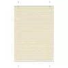 Pliszírozott redőny krém 100x100 cm szövetszélesség 99,4 cm
