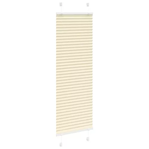 Pliszírozott redőny krém 40x150 cm szövetszélesség 39,4 cm