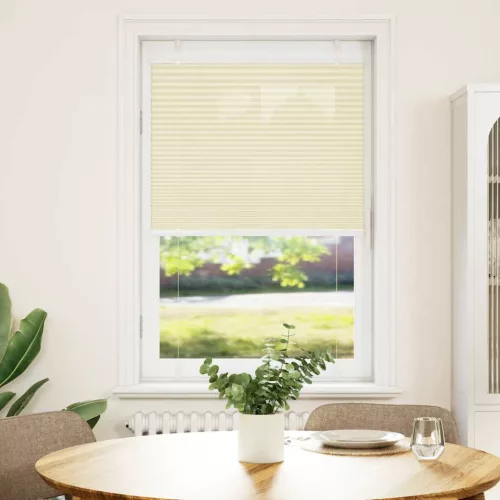 Pliszírozott redőny krém 70x150 cm szövetszélesség 69,4 cm
