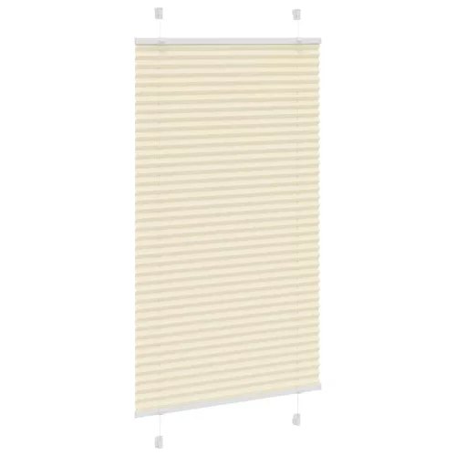 Pliszírozott redőny krém 75x150 cm szövetszélesség 74,4 cm