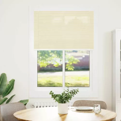 Pliszírozott redőny krém 95x150 cm szövetszélesség 94,4 cm