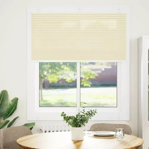 Pliszírozott redőny krém 115x150 cm szövetszélesség 114,4 cm