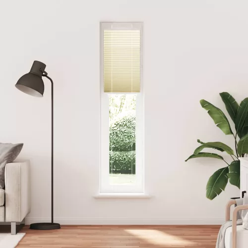 Pliszírozott redőny krém 40x200 cm szövetszélesség 39,4 cm