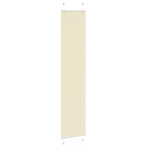 Pliszírozott redőny krém 40x200 cm szövetszélesség 39,4 cm