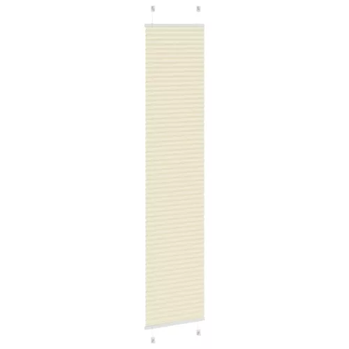 Pliszírozott redőny krém 40x200 cm szövetszélesség 39,4 cm